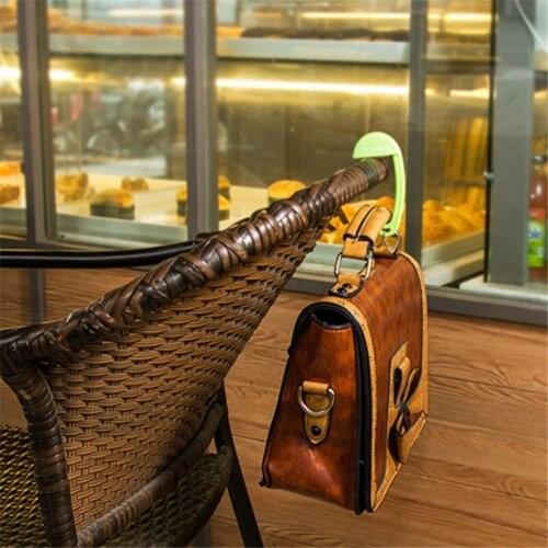 Portable Exquisite Plastic Desk Chair Handbag Tote Hook Hanger Holder
