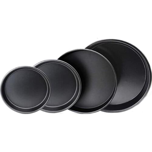 Pizza Pan,4 Pcs Pizza Baking Tray,Bread Cake Baking Tray,for Oven,Non-Stick Round Pizza Tray,6/7/9/10 Inch Baking Tray