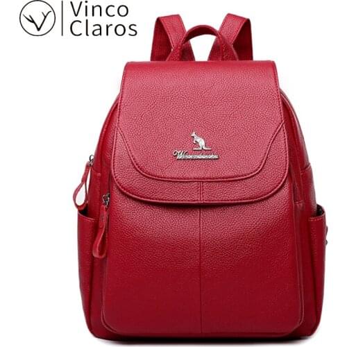 Mochila Luxury Backpack Women Designer Leather Anti Theft Back Pack High Quaity Bagpack for School Teenagers Girls Large Bookbag