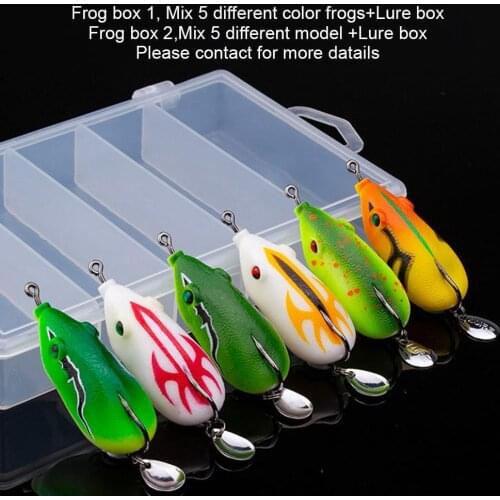 Fishing Lure 6cm 13g Artificial Lifelike Frog Shape Fishing Lure Wobbler Bait Tackle Tool