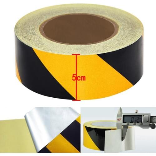 5cm width Self-Adhesive Reflective Sticker Warning Strip Decal corrosion resistance