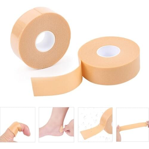 1Roll Waterproof Anti-Wear Foam Cotton Heel Sticker Tape Patch Blister Plaster First Aid Blister Pedicure Pad Foot Care Insole