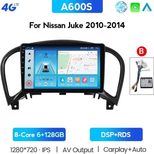 2 Din Android 10 Car Multimedia Player GPS Auto Radio For Nissan Juke 2011 2012 2013 2014-2016 Video Navigation Stereo DSP Dvd