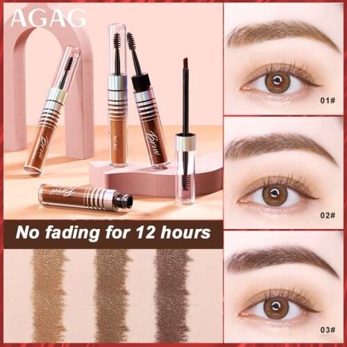 3-color Eyebrow Dyeing Cream Natural Non-marking Water-proof Three-dimensional Wild Eyebrow Brush Eyebrow Cream Makeup TSLM1