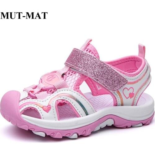 Childrens s Princess shoes girls Cartoon Cute sandals 2020 summer Fashion new rhinestone flat shoes soft bottom non-slip shoes