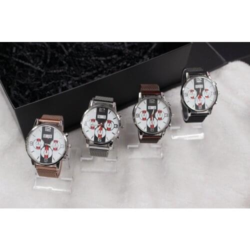 Mens Minimalist Watches Ultra Thin Mesh Belt Watch Luxury Mens Watch Business Quartz Wristwatch Tag whatches Mesh bel Mesh bel