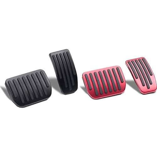 For Tesla Model 3 Y 2017-2021 Accelerator Gas Pedal Brake Pedal Cover Non-Slip Aluminum Foot Pedal Pad Replacement