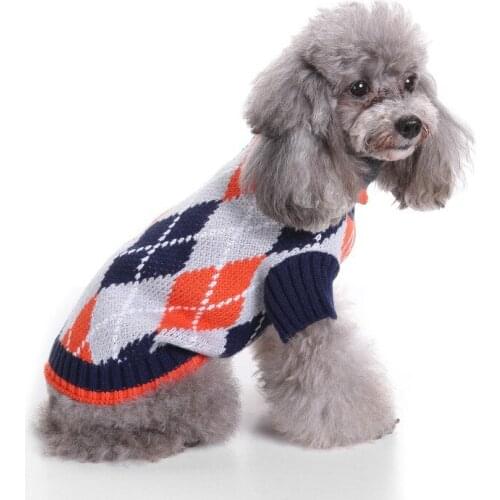 Hokerbat Dog Sweater Pet Christmas Sweater Knit Turtleneck Pet Clothes Sweater Dog Sweater