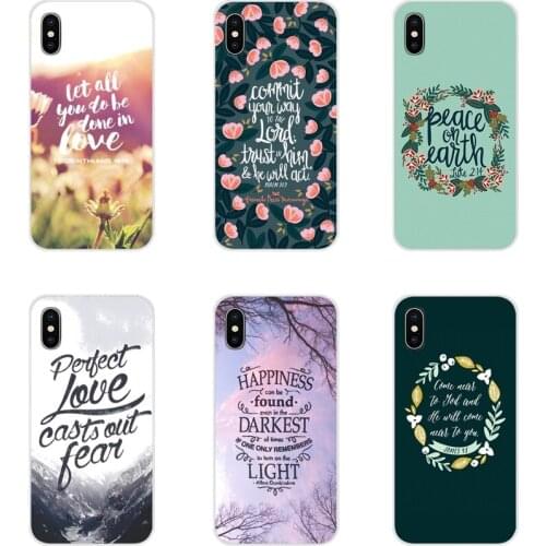 For Oneplus 3T 5T 6T Nokia 2 3 5 6 8 9 230 3310 2.1 3.1 5.1 7 Plus 2017 2018 Bible verse Philippians Jesus Cell Phone Skin Cover