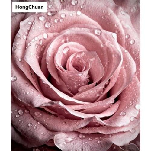 Beautiful rose new product diamond painting diy diamond inlaid handmade 5d diamond embroidery cross stitch kit home decoration