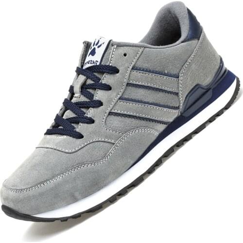 Men Casual Shoes Leather Sneakers Men Lightweight Breathable Lace-Up Sneakers Indoor Training Walking Gym Shoes Tenis Flat Shoes