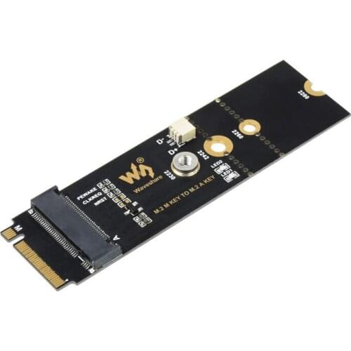 M.2 M KEY To A KEY Adapter, Only Supports Devices With PCIE Channel, Supports USB Conversion