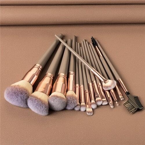 15Pcs Makeup Brushes Set For Foundation Blush Eyeshadow Concealer Powder Lip Make Up Cosmetics Brush Makeup tools T15028