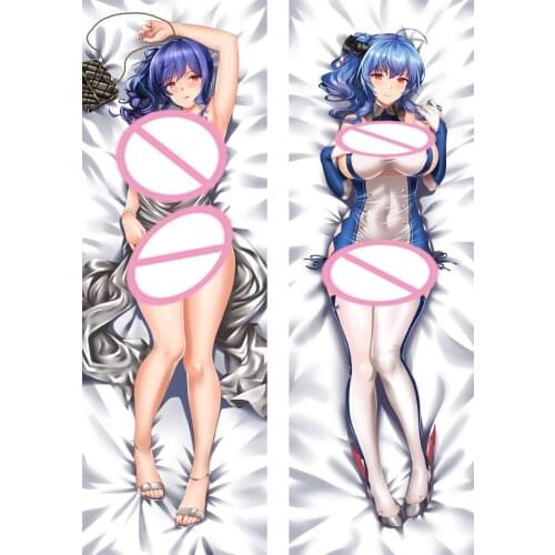 Game Azur Lane Pillow Cover Dakimakura Hugging Fullbody Anime Pillow Cover 2WAY Peachskin Otaku Bedding Pillowcase