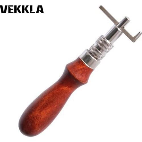 NEW Adjustable Leather Edge Stitching Groover DIY 25MM Leathercraft Groove Gouge Tool Handle Tools