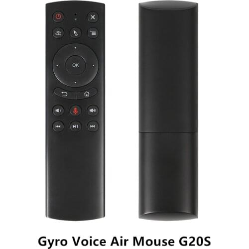 Lism G20S Aero Air Mouse Gyro Google Voice Search Smart Remote control TV IR Learning Controller for Projector Smart TV Box