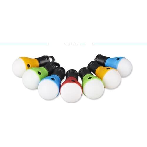 Lightweight Outdoor Mini Camping Lamp Environmental Ball Light Bulb Tent Accessories 3 Leds Hanging Hiking Lights 4 Co