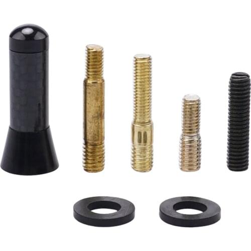 3.5cm Universal Auto FM Short Roof Black Antenna Small Car Radio Antenna Air Carbon Fiber Radio Car Auto Accessories Car Styling