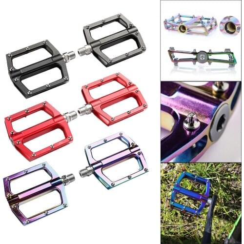 Bicycle Pedals 9/16 Lightweight Sealed Bearing Flat Pedals for MTB Mountain Road Bike