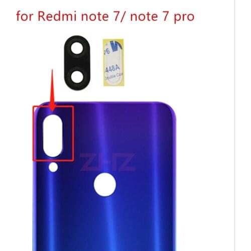 2pcs/lot New Back Rear Camera glass lens replacement for Xiaomi Redmi Note 7 Redmi Note 7 Pro with Sticker