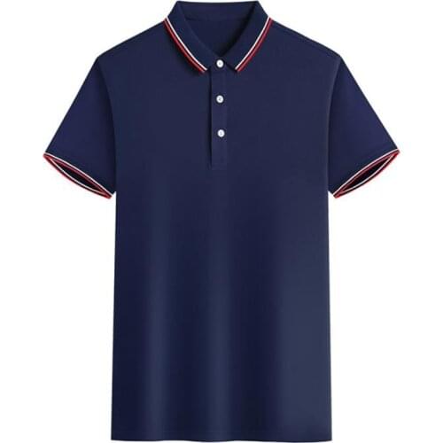 2021 summer casual polo shirt men short sleeve slim sold color polo shirt for men plus size 4XL