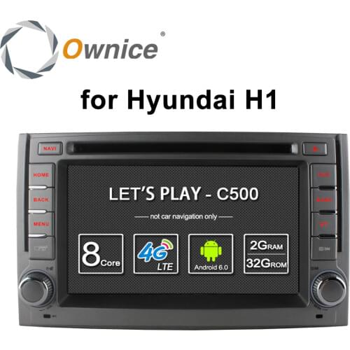 4G SIM LTE Octa Core Android 6.0 Car DVD player GPS Navi for Hyundai H1 Grand Starex 2007 - 2015 2GB RAM 16GB ROM support DAB