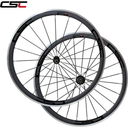 700C Alloy brake track 23mm width 38mm clincher carbon road bicycle wheelset novatec A291SB F482SB hub + sapim CX RAY