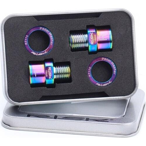 A5KC Bicycle MTB Pedal Lengthened Shaft Core Road Bike Lock Pedal Extension Crank Expander Cycling Alloy Pedal Axle Extender