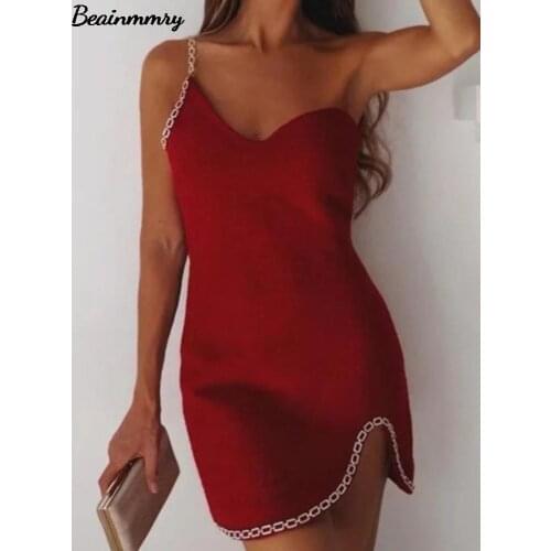 Красные летние платья Beainmmry China At AliExpress