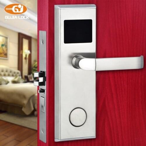 Digital electric Promotion Hot Sale! Electronic hotel card reader door lock 01B
