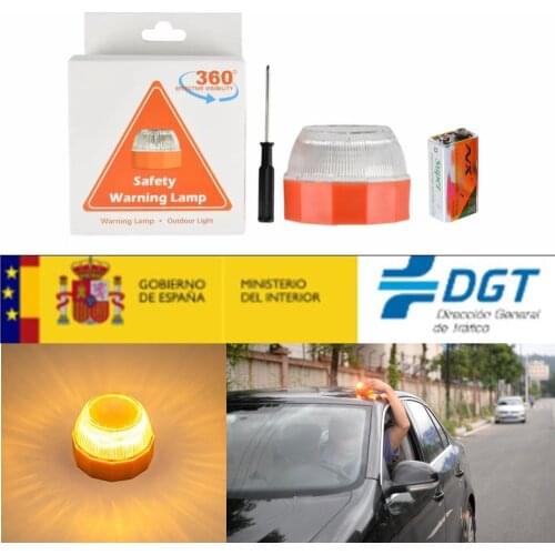 Light 16 Approved dgt Emergency Light Beacon Emergency Car Strobe Signal Orange Warning Flashing Light Emergency For Car v 16