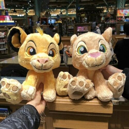 Disney The King Lion Simba&Nana Plush Toy Cute Stuffed Doll Gift for Child