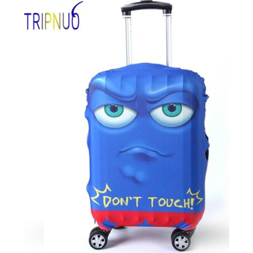 TRIPNUO Blue Eyes Cover for Suitcase Travel Elasticity Luggage Protective Covers Elastic Travel Accessories Trolley Cover