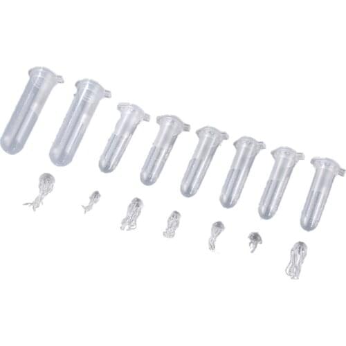 8 Styles Clear Mini Jellyfish Modeling Kit Resin Mold Ocean Theme Jellyfish Fillers Materials Resin Art Jewelry Making