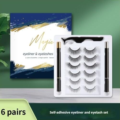 Magnetic False Eyelashes Magnetic Eyeliner Magnetic Liquid Eyeliner Eyelashes Eyeliner Eyelash Extension Supplies Wholesale