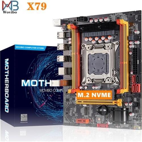 X79 Motherboard LGA 2011 Socket X79 Chip DDR3 Memory SATA III PCI-E NVME M.2 ECC REG For Intel LGA2011 I7 Xeon E5 CPU