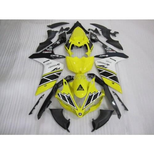 New Yellow UV Paint Bodywork Fairing Injection Mold For Yamaha YZF R1 2007-2008 07 (7) [CK1224]