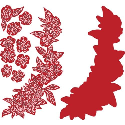 New 2021 Blossom Die Cutting Dies And Stamps Scrapbook Diary Decoration Stencil Embossing Template DIY Greeting Card Handmade