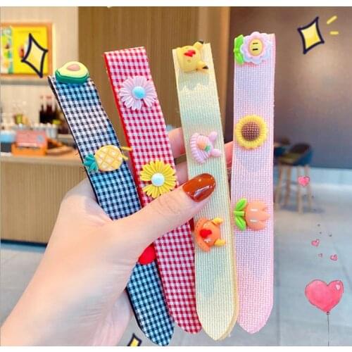 New fashion girls baby velcro hair bands, childrens broken hair bangs hair accessories