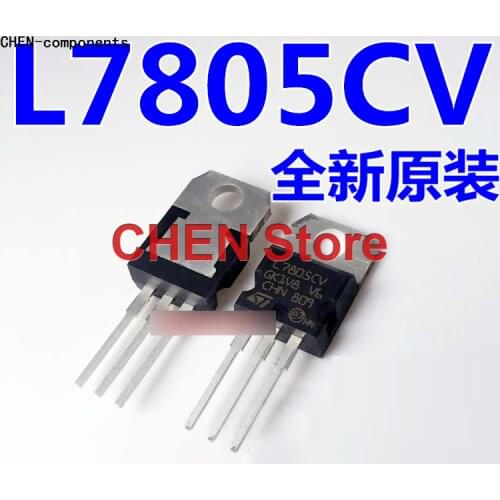 10pcs Brand new imported L7805CV Three-terminal regulator TO220