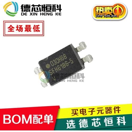 New original SFH6186-5T SFH6186-5V SMD SOP4 optocoupler 6186-5 opto-isolator