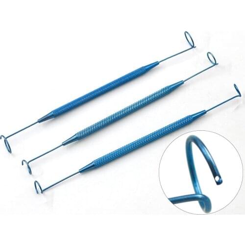 Ophthalmic Eye Surgical Ended Pigtail Probe 7mm 8mm 9mm double eyelid ophthalmic instrument