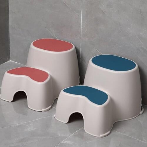 Plastic children stool washbasin footstool baby wash stool bathroom anti-skid step ladder 2 step stool