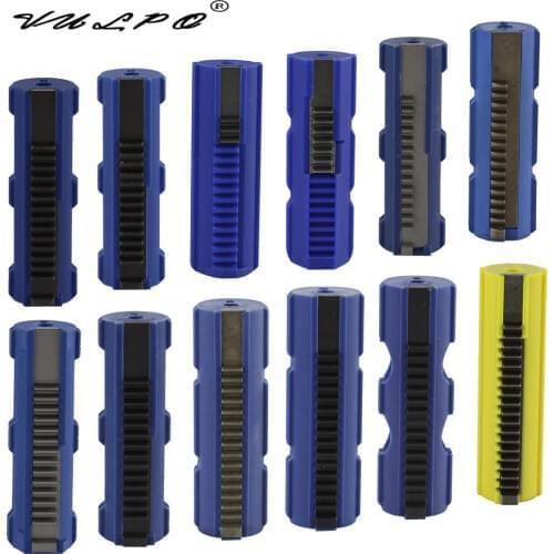 VULPO Full Steel Nylon 19/15/14/13/7/3 Steel Teeth Piston or 14 Full Teeth and 1 Half Tooth for Airsoft AEG Gearbox Ver 2/3