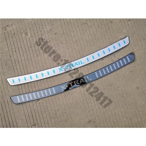 Stainless steel Rear Bumper Protector Sills rear styling For Nissan X-Trail X Trail T32 2014-2021 Car styling