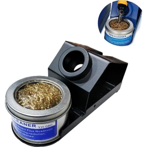 Welding Head Cleaner Ball + Soldering Iron Stand Rosin Copper Wire Clean Ball Welding Tool For Soldering Station Iron Tip