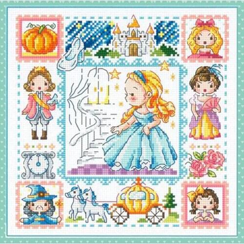 SO3222 Korean Love Mini Cartoon Package Craft Stich Cross Stitch Needlework Embroidery Crafts Counted Cross-Stitching Kits Gift