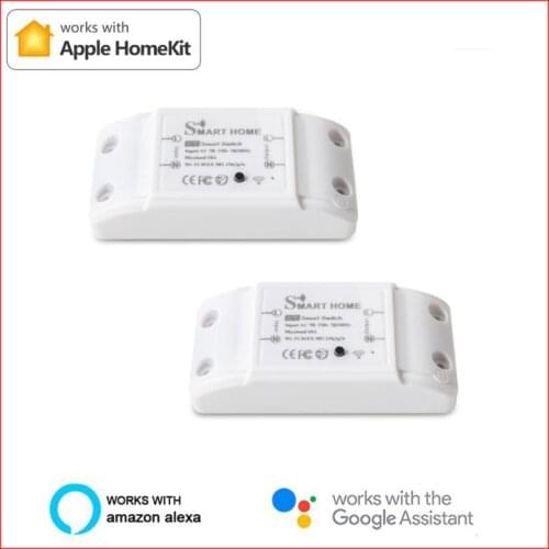 New Wifi Smart Light Switch Moudle Universal Breaker Timer Voice Control DOHOME App Work With HomeKit Alexa Google Assistant