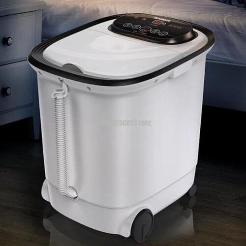 Footbath basin foot washing Wu Xin the same electric massage heating automatic foot bath barrel over the knee and calf home ther