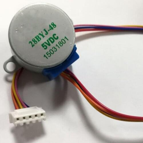 1pcs/lot 28BYJ-48 28BYJ48 DC 5V Reduction Step Motor Gear Stepper Motor 4 Phase Step Motor for arduino/ lead wire is 25cm